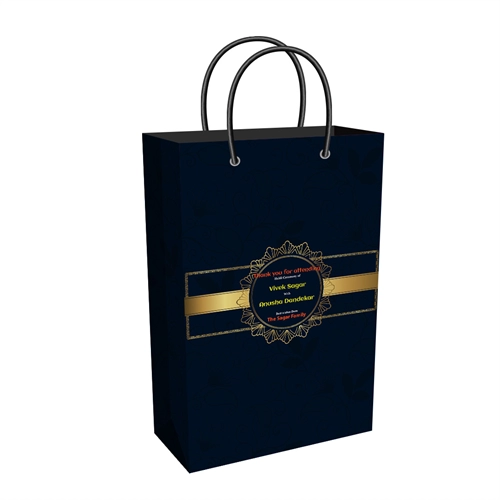 Haldi Ceremony Gift Bag Tall Gradient Finish